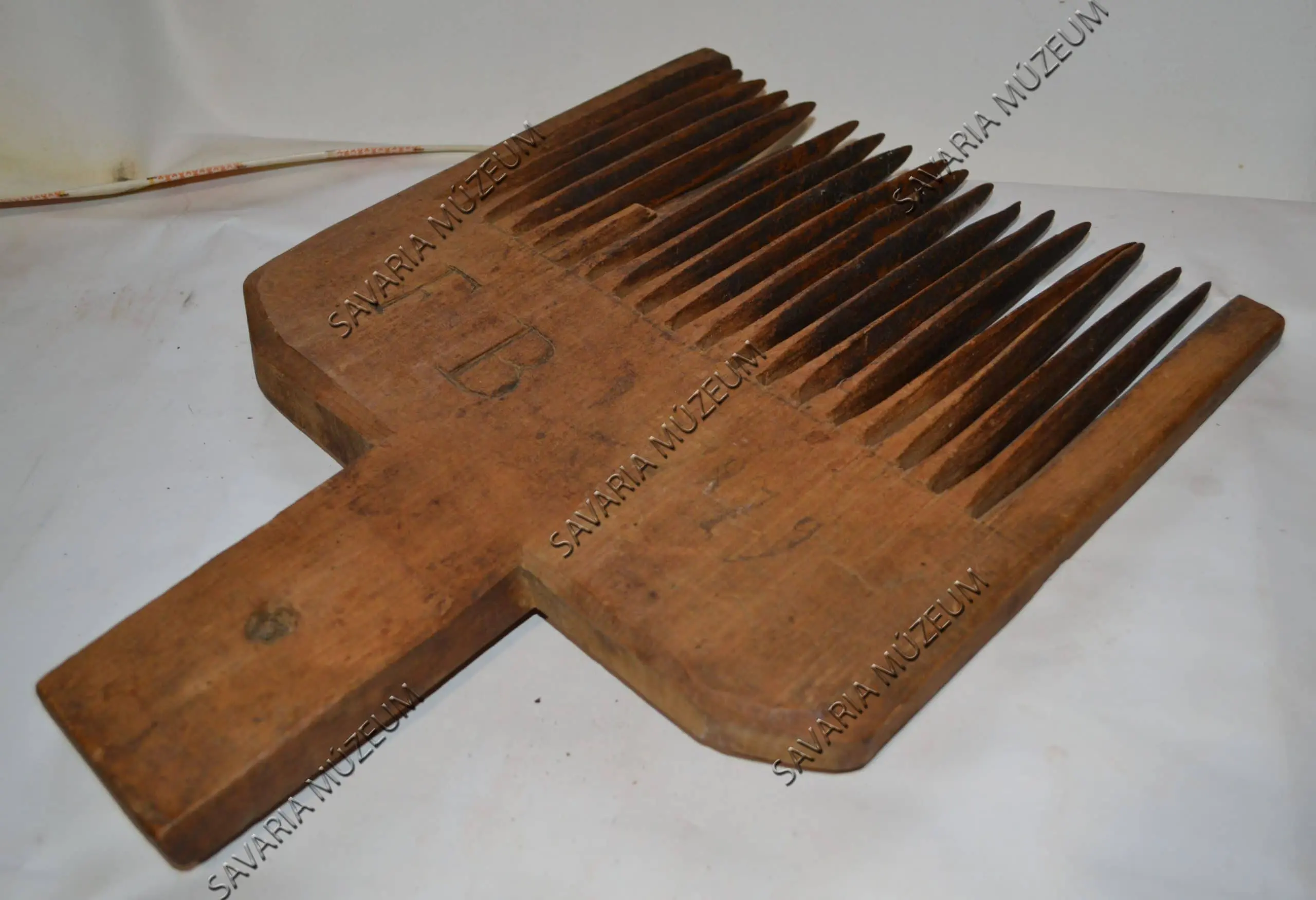 Wooden Wool Comb